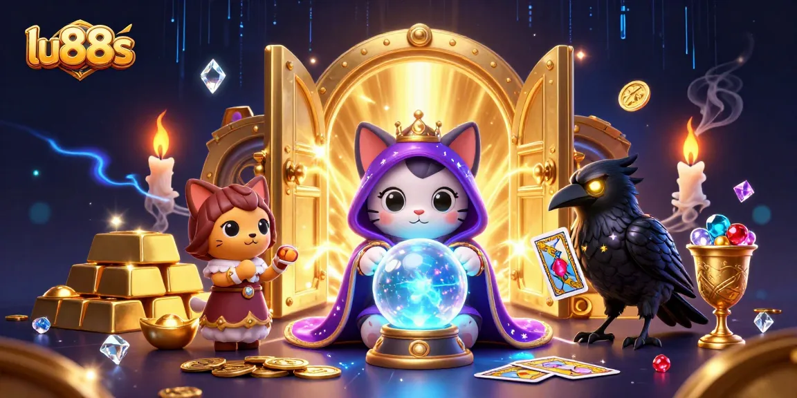 Experience the magic of lu88s with fortune tellers and treasures illuminating the casino world.