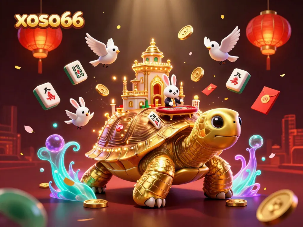 Engage in thrilling gaming experiences with xoso66 in a magical casino setting.
