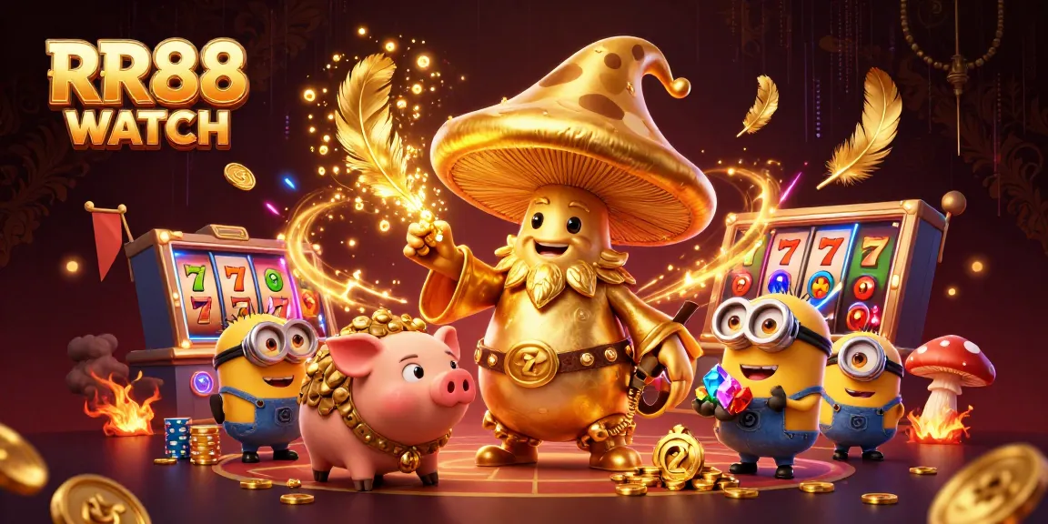 Experience the thrill of RR88 WATCH turning deposits into jackpot winnings with vibrant casino elements.