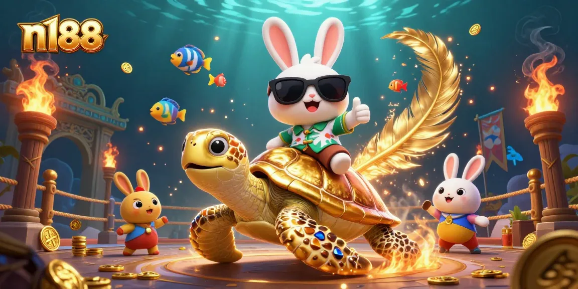 Join the excitement at n188, where the lucky rabbit and golden turtle highlight thrilling casino adventures.