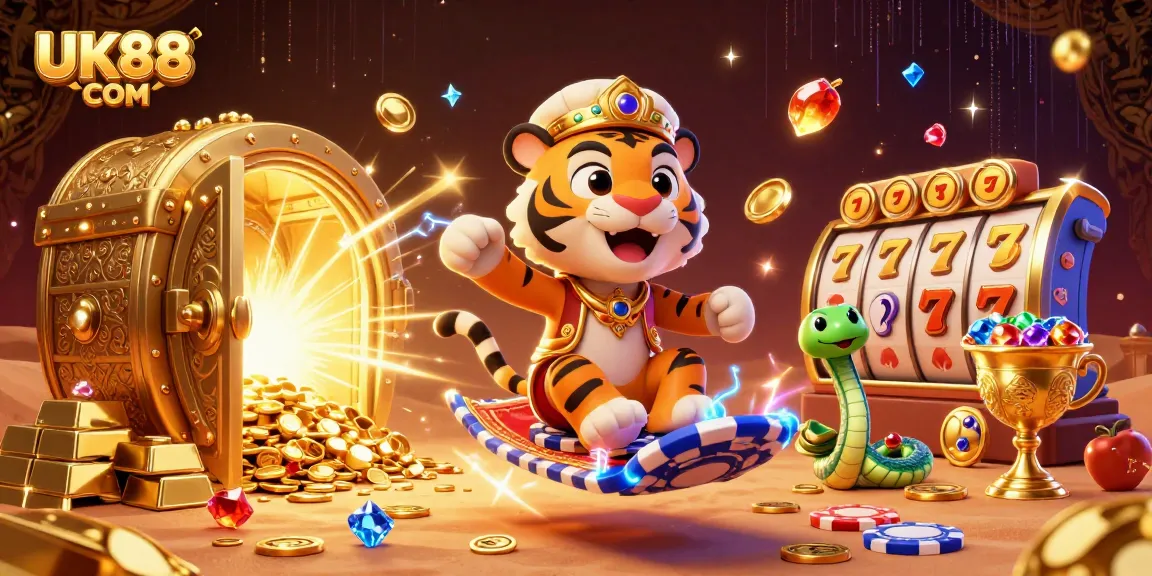 Experience winning magic with UK88 COM as the flamboyant Sultan brings treasure and slot excitement.
