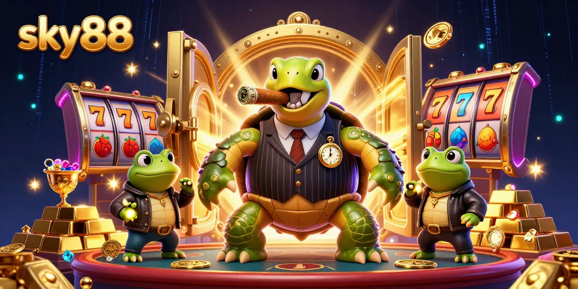 Watch the dynamic sky88 characters reveal fortunes in this thrilling casino scene.
