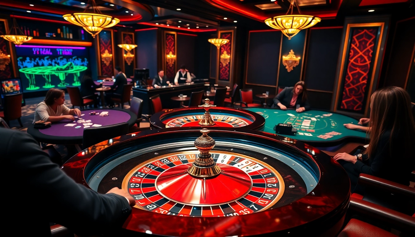 Engage with the vibrant atmosphere of trang chủ XX88 featuring casino games and immersive luxury.