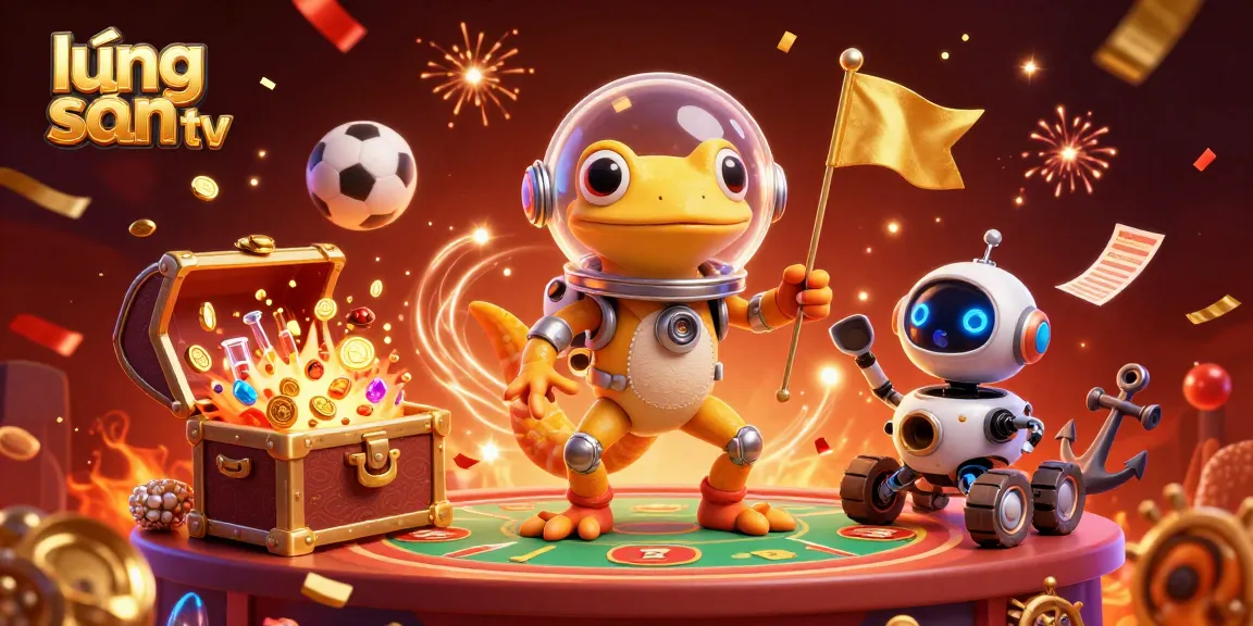 Experience thrilling sports betting action at lương sơn tv with vibrant 3D alien characters.