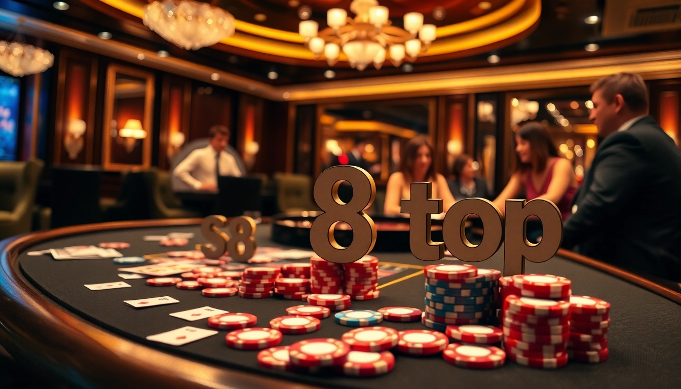 Poker players experience the thrill of high-stakes betting at S8 top casino tables.