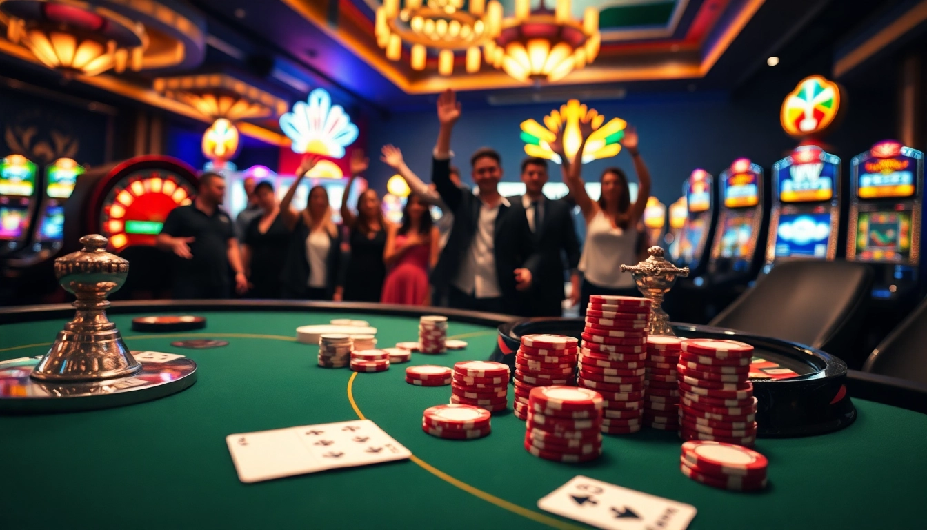 Players celebrating at LUCKY88 COM casino, highlighting thrilling wins and exciting gaming moments.