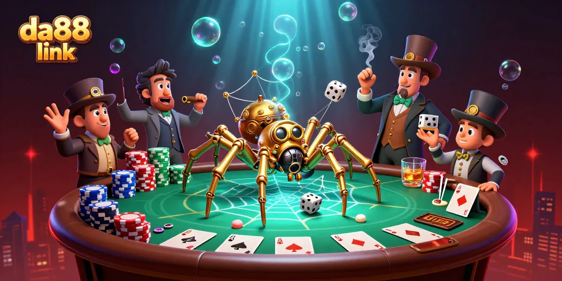 Engage with da88 link's thrilling casino experience through an immersive 3D illustration