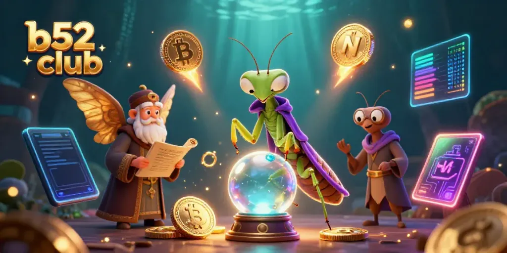 B52 Club reveals thrilling gambling adventures with a mystical fortune teller and wise librarian.
